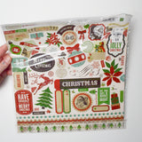 Reflections Christmas Stickers + Scrapbooking Paper Pack