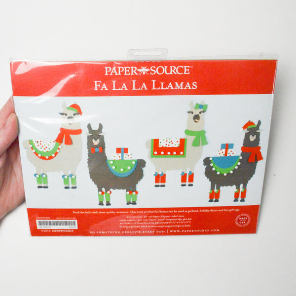 Paper Source Fa La La Llamas Kit – Make & Mend paper-source-fa-la-la-llamas-kit-make-mend