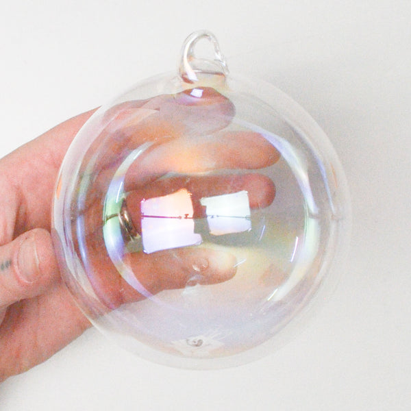 Iridescent Bulb Ornament