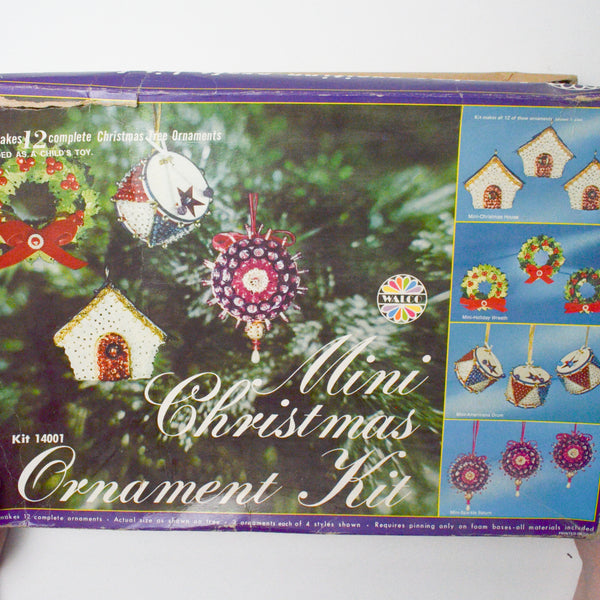 Vintage Walco Mini Christmas Ornament Kit 14001