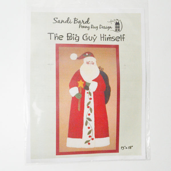 Sandi Bard The Big Guy Himself Wool Applique Pattern