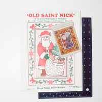 Old Saint Nick Victorian Wall Quilt or Medallion Pattern