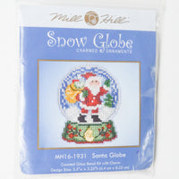 Mill Hill Santa Snow Globe Beaded Cross Stitch Ornament Kit