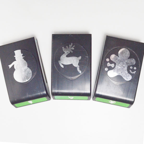 Christmas Punch Stamps - Set of 3