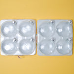 Clear Bulb Ornaments - Set of 8