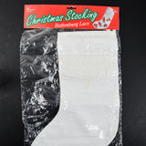 Battenberg Lace Christmas Stocking