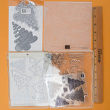 Christmas Tree Dies + Stamps