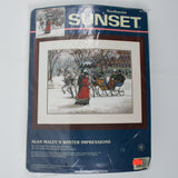 Sunset Alan Maley's Winter Impressions Needlepoint Kit #12116