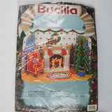 Bucilla Cozy Christmas Scene Table Decor Needlepoint Kit