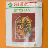 Sunset The Wonderment of Santa Needlepoint Kit #2086