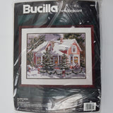 Bucilla Holiday House Needlepoint Kit #4681