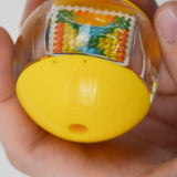 Mini Cross Stitch in Clear Plastic Ornament