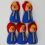 Bundled Up Wooden Swedish Winter Dolls