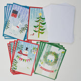 Illustrated Christmas Cards with Envelopes