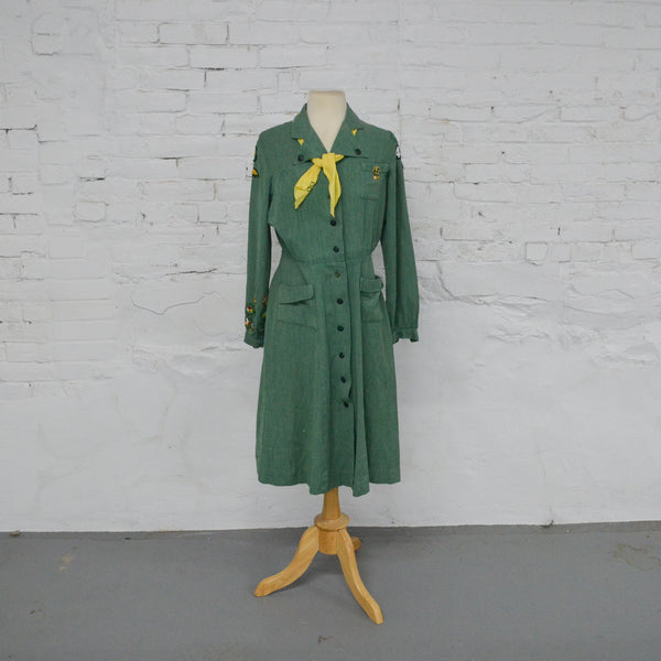 Green Vintage Girl Scout Uniform Default Title