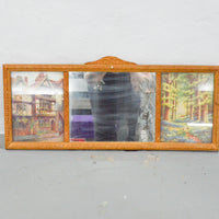 Rectangular Mirror with Painted Panels - 23.5" x 10" (Pick-Up Only)