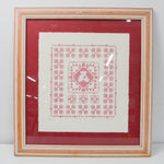 Mary Rutherford Framed Embossed Print Teddy Bear Sampler - 19" x 20" (Pick-Up Only)