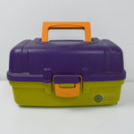 Purple + Green Toolbox - 7" x 9" x 14"