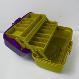 Purple + Green Toolbox - 7" x 9" x 14"