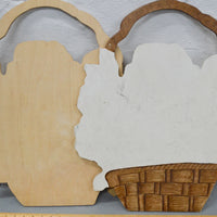 Wooden Flower Baskets - Set of 2 (Pick-Up Only)