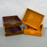 Wooden File Trays - Set of 4