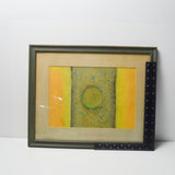 Framed Abstract Pastel Drawing - 14" x 17.5" (Pick-Up Only!)