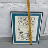 Framed Plymouth Outdoor Art Show Poster - 17" x 22" (Pick-Up Only!)