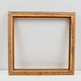 Gold Painted Wooden Frame - 12" x 12.75"