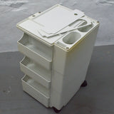 Joe Columbo Off-White/Gray Cart Organizer on Wheels (Pick-Up Only)