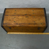 Antique John S. Robbins Wooden Trunk - 12" x 26" x 13" (Pick-Up Only!)