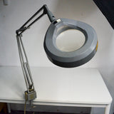 Vintage Table Clamp Swing Arm Fluorescent Lamp with Magnifier (Pick-Up Only!)