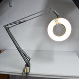 Vintage Table Clamp Swing Arm Fluorescent Lamp with Magnifier (Pick-Up Only!)