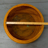 Large Coiled Pencil Reed Planter Basket on Tiny Wheels (Pick-Up Only!)