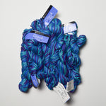Blue + Purple Berroco Glace Rayon Ribbon Yarn - 6 Skeins Default Title