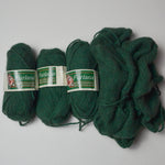 Dark Green Furlana Possum Fur + Merino Wool Blend Yarn - 2 Skeins + Partial Project Default Title