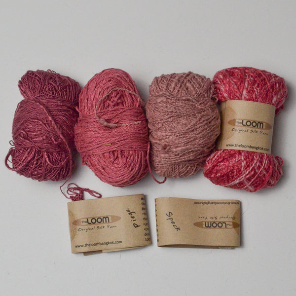 Pink The Loom Bangkok Silk Yarn Bundle - 4 Skeins Default Title
