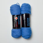 Blue Red Heart Knitting Worsted Wool Yarn - 2 Skeins