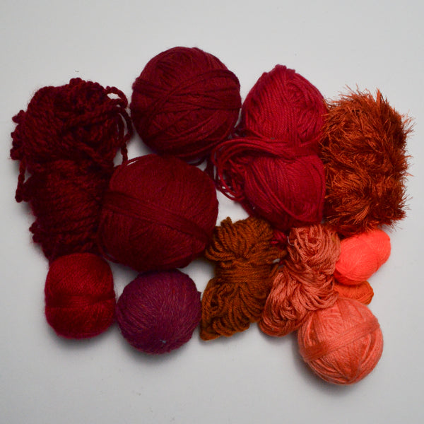 Red + Orange Basic Yarn Bundle