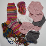 Unfinished Knitting and Crochet Bundle