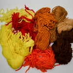 Warm + Earth Tones Super Bulky Wool Quickpoint Needlepoint Yarn Bundle
