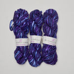 Purple Variegated Knit One Crochet Too Tartelette Ribbon Yarn - 3 Skeins