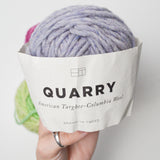 Brooklyn Tweed Quarry Yarn + Multi-Colored Bulky Wool Yarn - 4 Balls