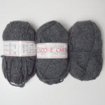 Plymouth Yarn Grey Chunky Wool Acrylic Blend Yarn - 3 Skeins