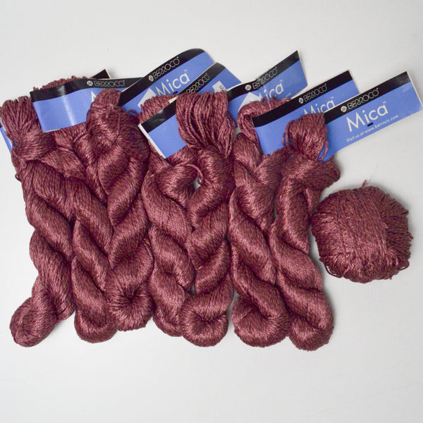 Berroco Mica Mauve Yarn - 8 Skeins