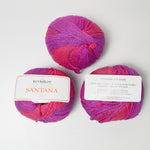 Pink + Purple Reynolds Santana Cotton Acrylic Yarn - 3 Balls