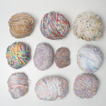 Pastel Variegated + Multi-Strand Yarn Bundle - 10 Balls