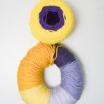 Purple + Yellow Color-Shifting Acrylic Yarn - 2 Skeins