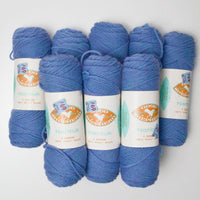 Blue Vintage Good Shepherd Nantuk Orlon Acrylic Yarn - 8 Skeins