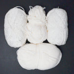 Sparkle White Yarn Bundle - 4 Skeins