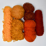 Orange + Yellow Basic Acrylic Yarn Bundle - 6 Skeins